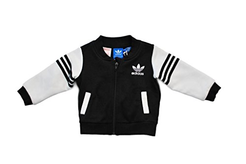 Adidas Baby's - I USA 96 Letterman Jacket - Black White - UK 3-6M