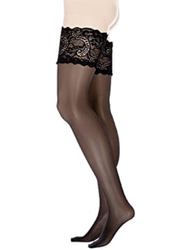 GLAMORY Damen Halterlose Strümpfe Comfort 20 DEN