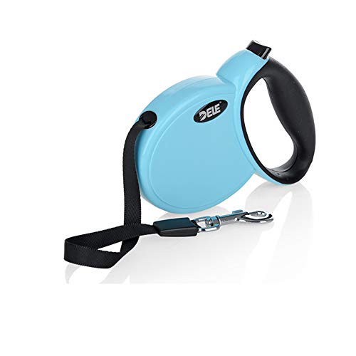 Preisvergleich Produktbild Qpy Einziehbare Hundeleine, Rückhaltewelpen-Sicherheits-Sicherhe... mit, (Länge: 118"),Blue