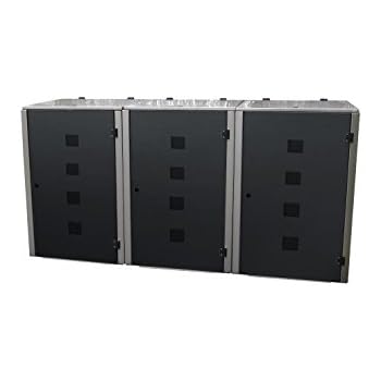 Gero Metall Mulltonnenhaus Eleganza Quad Fur Drei 240 Liter