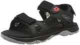 Innenmaterial : Synthetik Jack Wolfskin Jungen Puno Beach Sandal B, Sport Sandalen, Schwarz (Black 6000), 38 EU