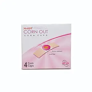 MEDIFILL Ayurvedic Corn Plaster 4 Count (Pack of 10) Cornout corncaps 40 Plasters