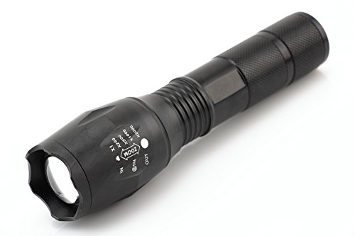 TGLOE (Tm) -1600LM CREE XM-L T6 LED ZOOMABLE Taschenlampe 2X 18650 Akku Ladegerät - 9