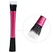 LyDia Professional 5pcs Hot Red Pink flat top foundation/angled blusher/face powder/stippling/face contour makeup brush set