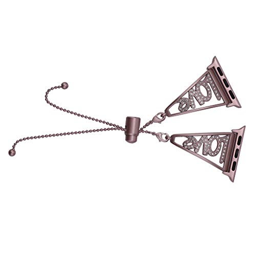 Preisvergleich Produktbild Vater bestes Geschenk! Ersatz-Beisoug-Luxuskristall-Liebessy... für Apple-Uhrenarmband 4321 42mm / 44mm