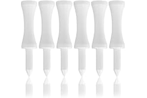 LIKOSO tee de Golf de Bamboo 100 Piezas 51MM, Blanco