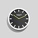 Produktbild London Clock Pop Wanduhr, 25,5 x 25,5 x 4 cm, Weiß