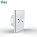 Produktbild NEO COOLCAM NAS-WR01ZE Plus-Wand Lichtschalter 2-Kanal-Gang Home Automation Z Welle drahtlose intelligente Fernbedienung Lichtschalter LUFA