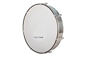 Kannan Musical Instruments Duff (S.S), 14.2 inch, Silver