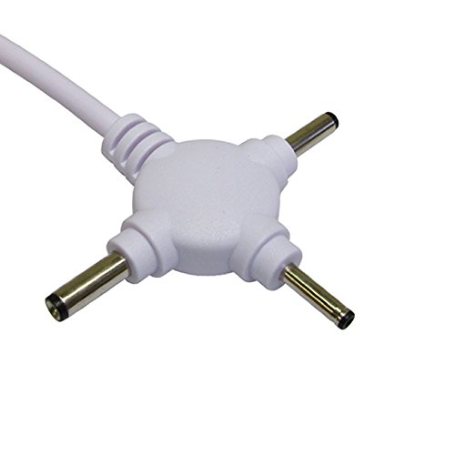 3x Kopf USB Strom Kabel DC 2,5 mm 3 mm & 3,5 mm DC Klinkenstecker 1,5 m - 3