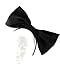 Zac's Alter Ego® Black Satin Bow on Satin Alice Band