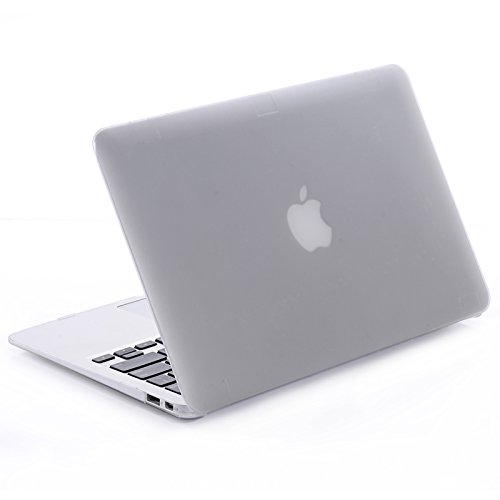 MAJESI – Macbook Air Hülle transparent 13 Zoll (33,8 cm) /+ gratis Ebook Tipps und Tricks für dein Macbook / Leicht Ultra Dünn Slim Plastik Kunststoff Hartschale Schutzhülle Hardcase Snap Case Cover Shell Gummibeschichtung Hartschale - 3