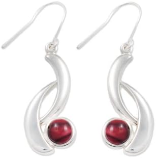 Silver Plated Heather Wishbone Earrings - Handcrafted in Scotland by Heather Gems