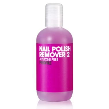 Salon System Profile Pink Nail Polish Remover Acetone Free for Sculpted and Artificial Nails 125ml