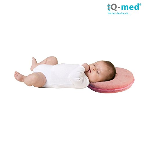 Babykissen von iQ-med® | Baby-Kissen gegen Verformung und Plattkopf | aus viskoelastischem Schaum | passt auch im Kindersitz | Kinder-Kissen, Kopf-Kissen für Säugling, Memory-Schaum - 4