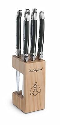 Lou Laguiole -Couteaux à steak - Set de 6 - Acier inoxydable Cromova 13/10 - 22,5 cm - Passe au lave-vaisselle