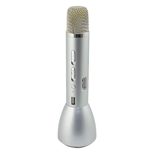KODZY Global Karaoke Microphone Sing & Go Silver
