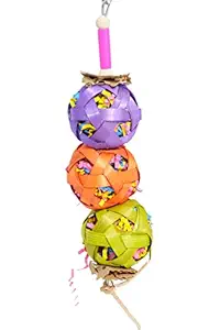 1753 Balls Of Fun Bonka Bird Toy parrot cage toy cages foraging cockatiel conure