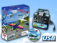 Preisvergleich Produktbild EasyFly 4 SE Flugsimulator mit 4-Kanal-USB-Fernsteuerung