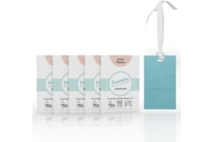 ESSENTIA NATURE ESSENTIA Card Profumate in Silicone, Ideali per Profumare Armadi, Cassetti, Borse, Auto (Fragranza Fior di Loto, confezione da 5)