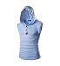 Produktbild Herren Slim-Fit T-Shirt Basic V-Ausschnitt Shirt Sweatshirts Ärmelloses Unterhemd Kapuze Tops