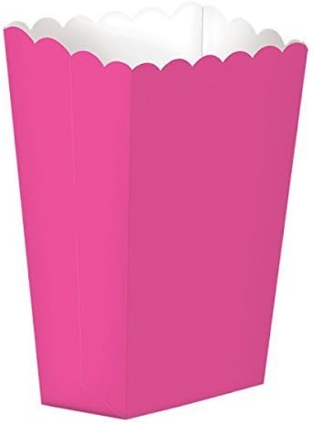 Candy Buffet Bright Pink Large Popcorn Boxes x 10