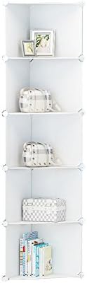 ETTBJA DIY Portable Wardrobe Modular Clothes Storage Organizer Multi-Purpose Storage unit (Corner Piece)