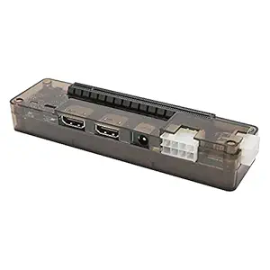 Homgee PCI-E V8.4D External Laptop Video Card Dock Laptop Docking Station Mini PCI-E Interface Version