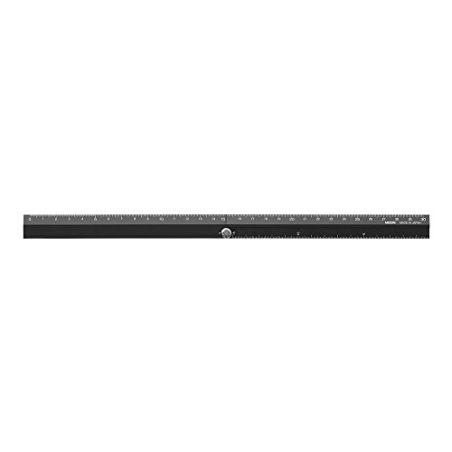 Midori Aluminium Lineal – schwarz - 3