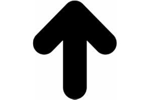 DESCONOCIDO Frecce Adesive per il Pavimento Confezione da 32 pz Dimensioni 16x19 Cm Adesivo Direzionale Segnalibro Senso della Marcia (nero)