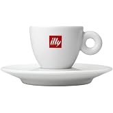 illy Logolu Klasik Espresso Fincanı Ve Tabağı