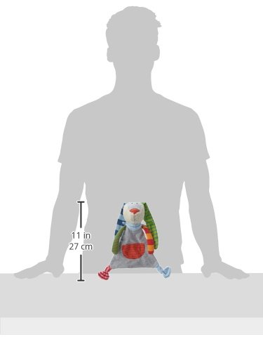 Sigikid 41275 – Mädchen und Jungen, Greifling Rassel Ringeldingelhase - 8