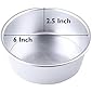 Aluminium Cake Mould (6 inches dia ; 2.5 inches height ; Pack of 2)