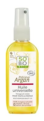 So'Bio Étic Huile Universelle à l'Argan Bio Flacon Spray de 100 ml