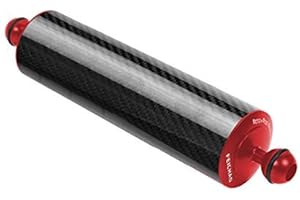 FEICHAO D60mm Diving Photography galleggiante galleggiante lampada acquatica braccio 108g - 584g 1inch Dual Ball 5/8/10/12" fotocamera subacquea versione aggiornata (30,5 cm -584g, rosso)