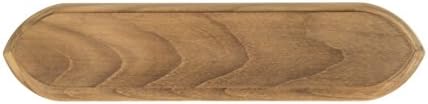 ARC Marine Unisex Teak Nameplate/Sign without Letters Or Numbers, Brown, Small