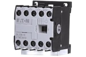 WENOKER Eaton DILEM-10(230V50HZ,240V60HZ) Mini Contactor de Potencia, 3 Polos con 1 NO, 4 kW/400 V/AC3, 230 V 50 Hz, 240 V 60 Hz