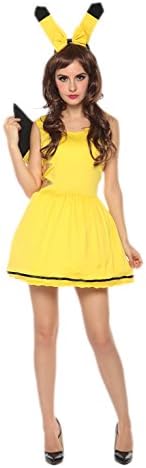 VOVONI LTD Cartoon Halloween Costumes - Women Sexy Fairy Tale Cartoon Character Dress Costume for Adult