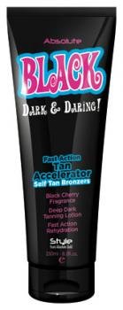 Absolute Black Fast Tan Accelerator with Self Tan Bronzers 250ml