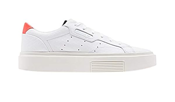 adidas w super sleek white solar red