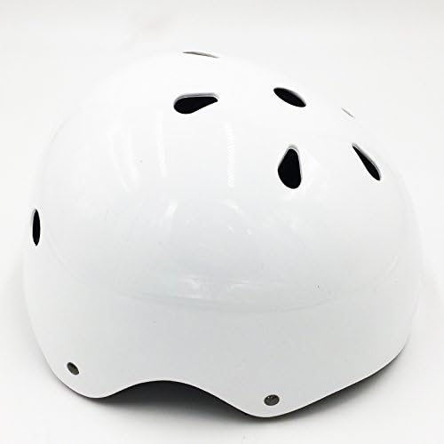 Freshpark Unisize BMX or Scooter Bike Helmet - White
