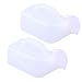 Produktbild healifty 2 UNIDs 1000 ml Reise-Töpfchen Urinal Pee Flasche Urin-WC Notfall KFZ Notebook-Trolley Reise des für Männer