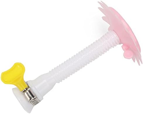 Kitchen Adjustable Faucet Nozzle Water-saving Faucet Extender Rotatable Water Regulator Valve Shower Head, Pink