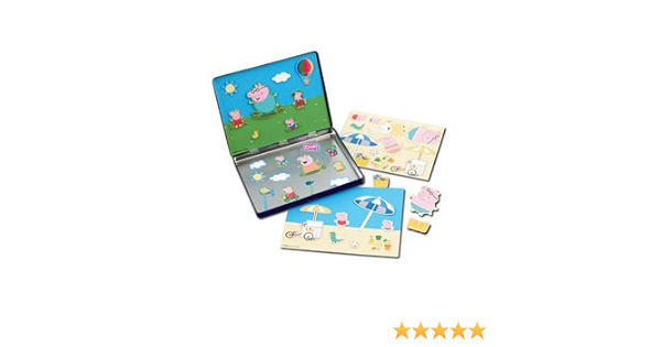 peppa pig magnetic play set