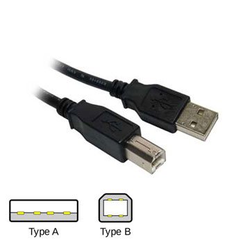 ULTRICS UT-1004-1.5M USB-Kabel, 1,5 m, schwarz, Stück: 1 - 3