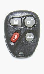 Keyless Entry Remote Fob Clicker for 2001 Chevrolet Corvette - Memory #2 With Do-It-Yourself Programming by Buick