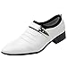 Produktbild Quaan Herbst Winter Herren Modern Klassisch Britisch Leder Schuhe Mode Mann Spitz Zehe Formal Hochzeit Persönlichkeit Weich gemütlich stärken Freizeit Bankett Büro Atmungsaktiv Solide