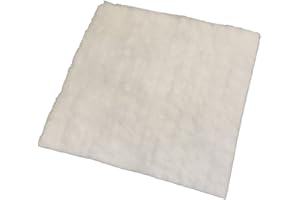 Jonoisax Piecel d'isolation en Fibre de céramique, Couverture Isolante Ignifuge 2300F pour l'isolation des Murs et des Lave-Vaisselle des Fours à Pizza et des Fours de fonderie,500 * 300 * 25mm