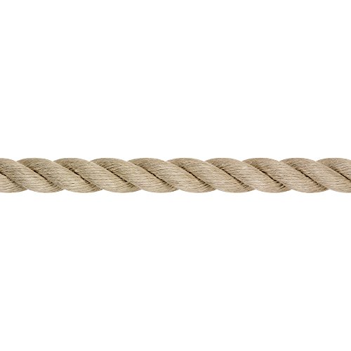 Liros Historic Seil ø 6 mm, 10 m lang, 3-schäftig gedreht, Hanfseil bzw. Naturseil Optik, jedoch mit besseren Eigenschaften - 2