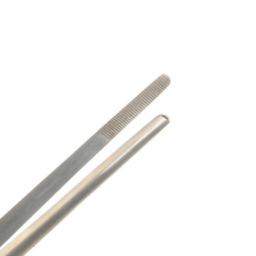 Kochpinzette – Küchenpinzette – Wendepinzette klein – Länge: 13 cm – gerade – gerieft - 2